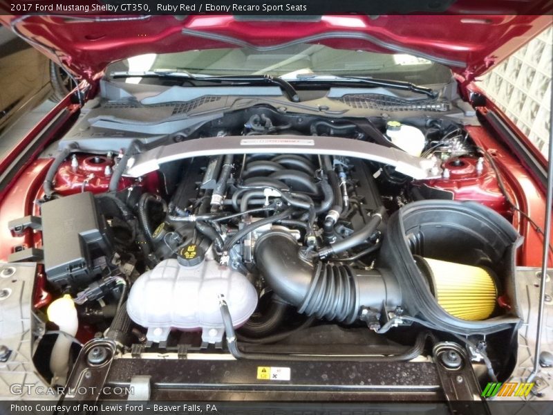  2017 Mustang Shelby GT350 Engine - 5.2 Liter DOHC 32-Valve Ti-VCT Flat Plane Crank V8