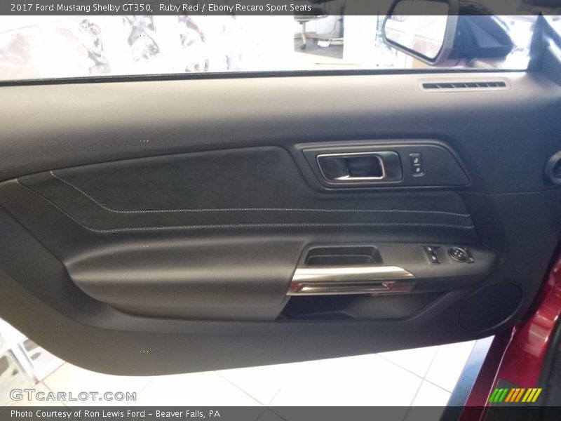 Door Panel of 2017 Mustang Shelby GT350