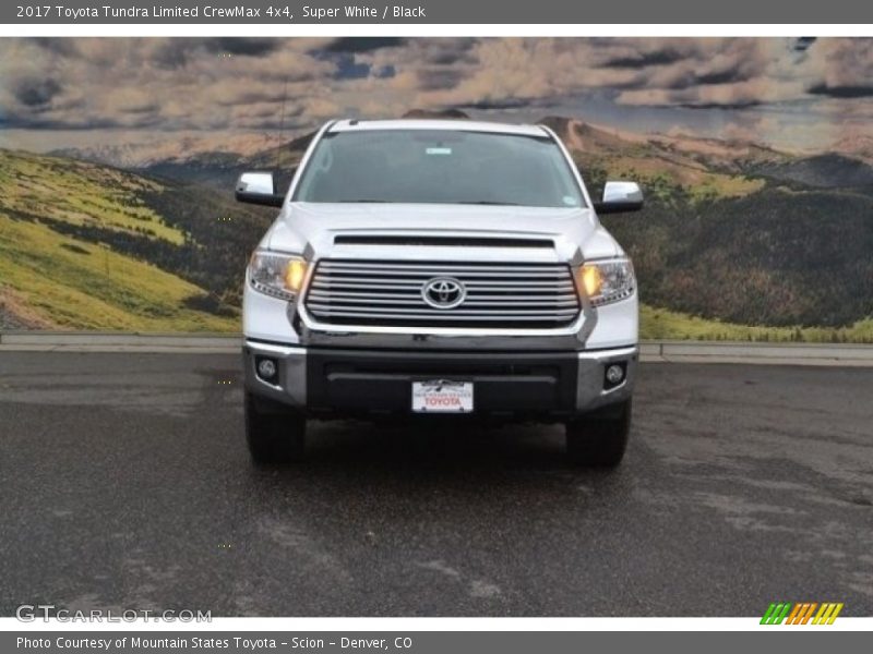 Super White / Black 2017 Toyota Tundra Limited CrewMax 4x4