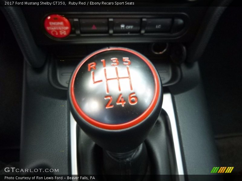  2017 Mustang Shelby GT350 6 Speed Manual Shifter
