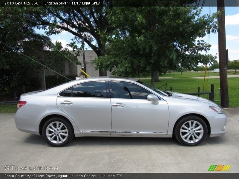 Tungsten Silver Pearl / Light Gray 2010 Lexus ES 350