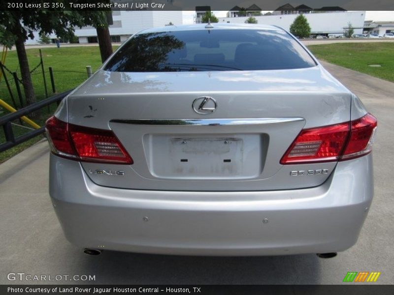 Tungsten Silver Pearl / Light Gray 2010 Lexus ES 350