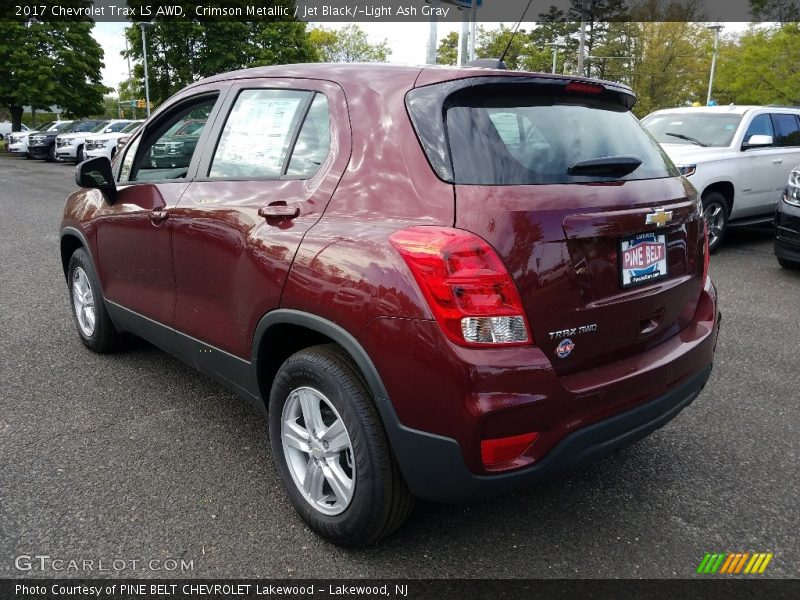 Crimson Metallic / Jet Black/­Light Ash Gray 2017 Chevrolet Trax LS AWD