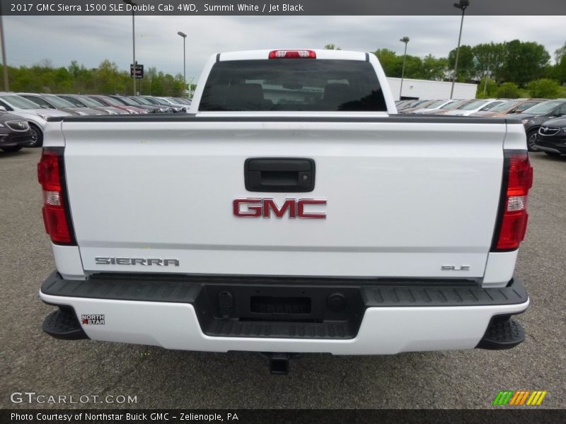 Summit White / Jet Black 2017 GMC Sierra 1500 SLE Double Cab 4WD