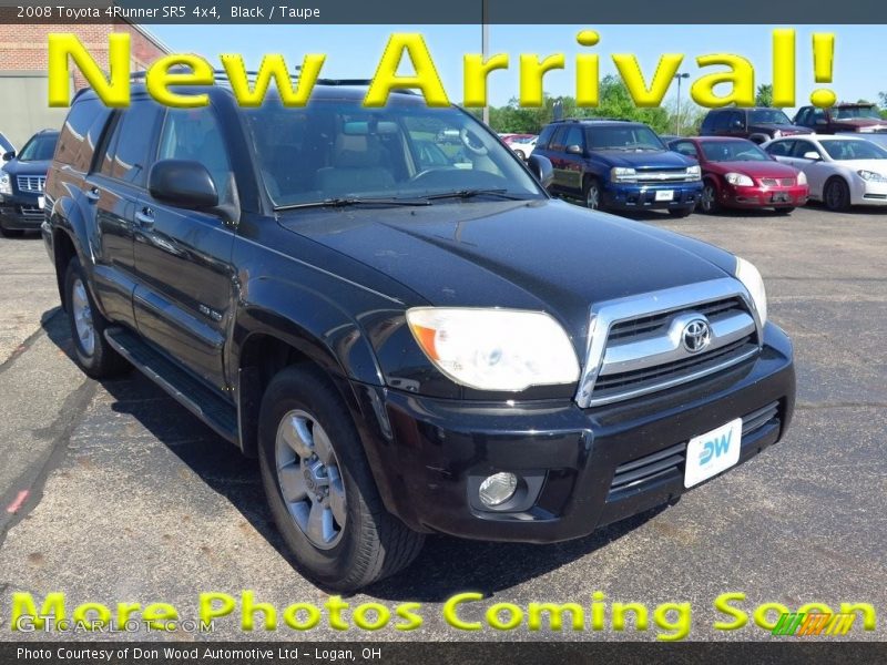Black / Taupe 2008 Toyota 4Runner SR5 4x4