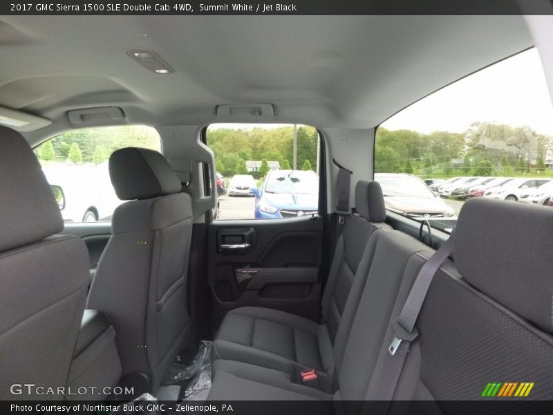 Summit White / Jet Black 2017 GMC Sierra 1500 SLE Double Cab 4WD