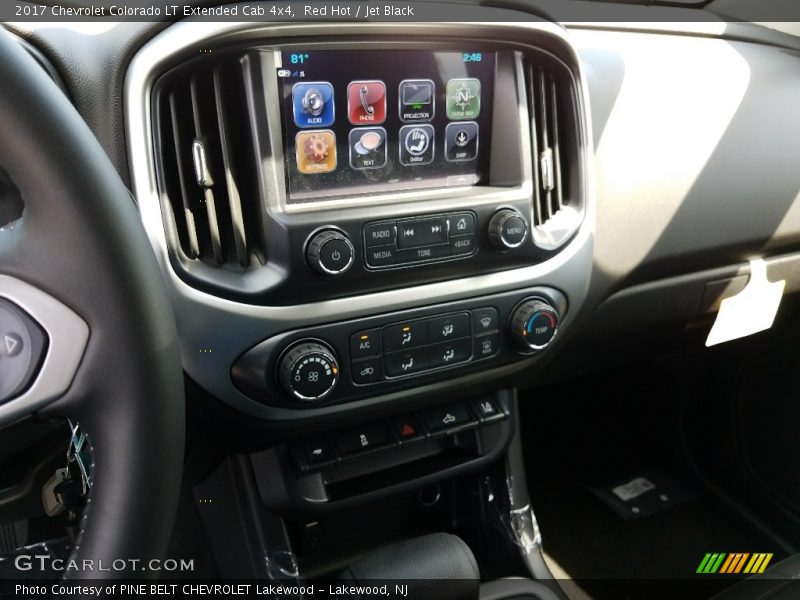 Controls of 2017 Colorado LT Extended Cab 4x4