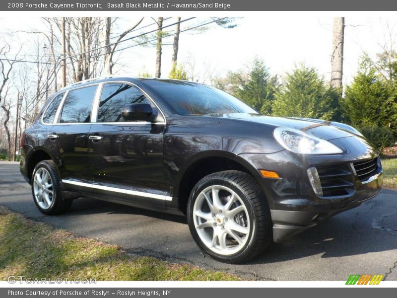 Basalt Black Metallic / Havanna/Sand Beige 2008 Porsche Cayenne Tiptronic