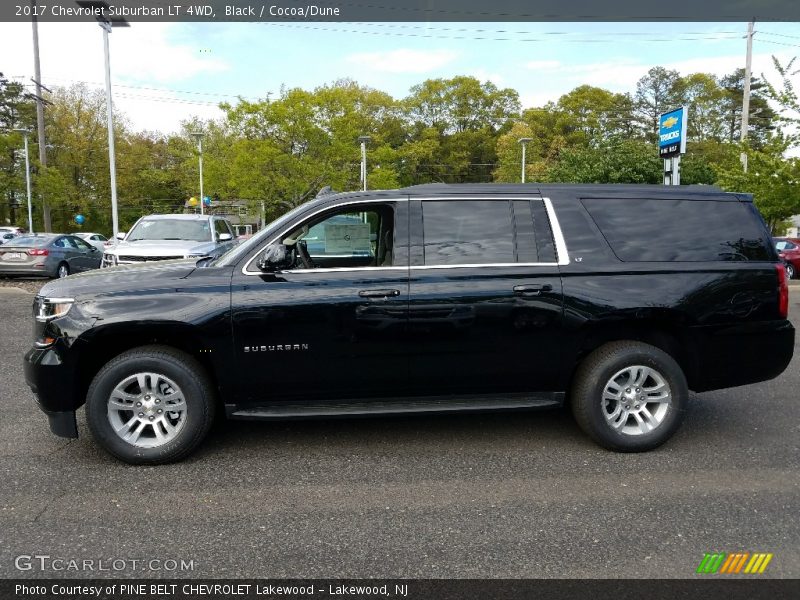 Black / Cocoa/Dune 2017 Chevrolet Suburban LT 4WD