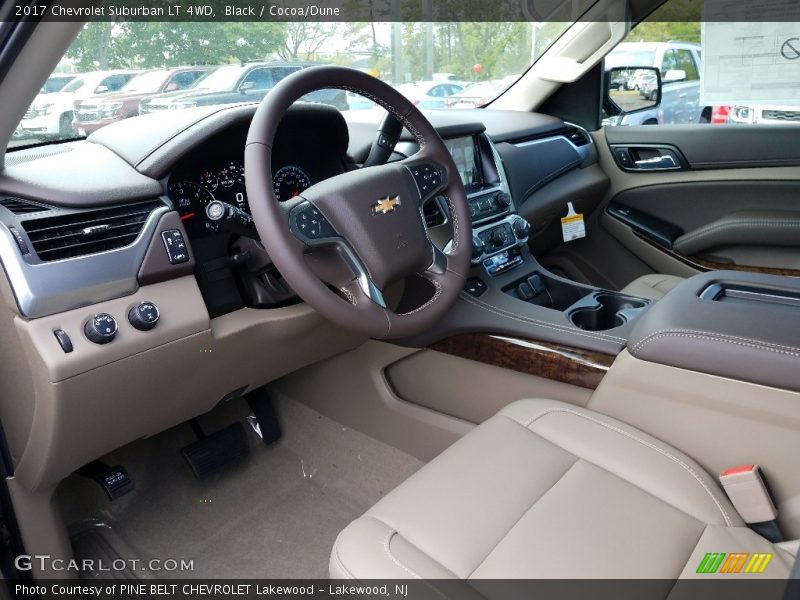 Black / Cocoa/Dune 2017 Chevrolet Suburban LT 4WD