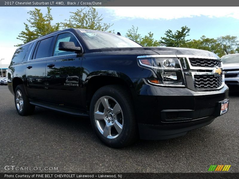 Black / Cocoa/Dune 2017 Chevrolet Suburban LT 4WD