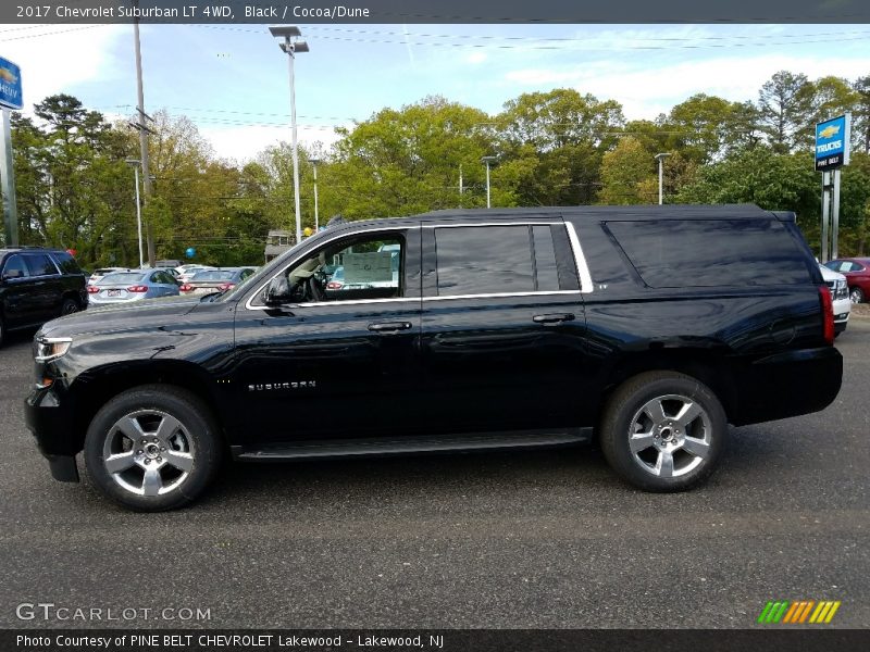 Black / Cocoa/Dune 2017 Chevrolet Suburban LT 4WD