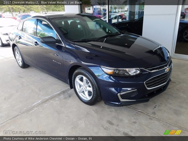 Blue Velvet Metallic / Jet Black 2017 Chevrolet Malibu LS