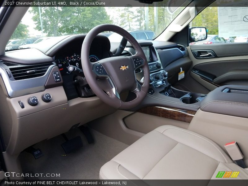 Black / Cocoa/Dune 2017 Chevrolet Suburban LT 4WD