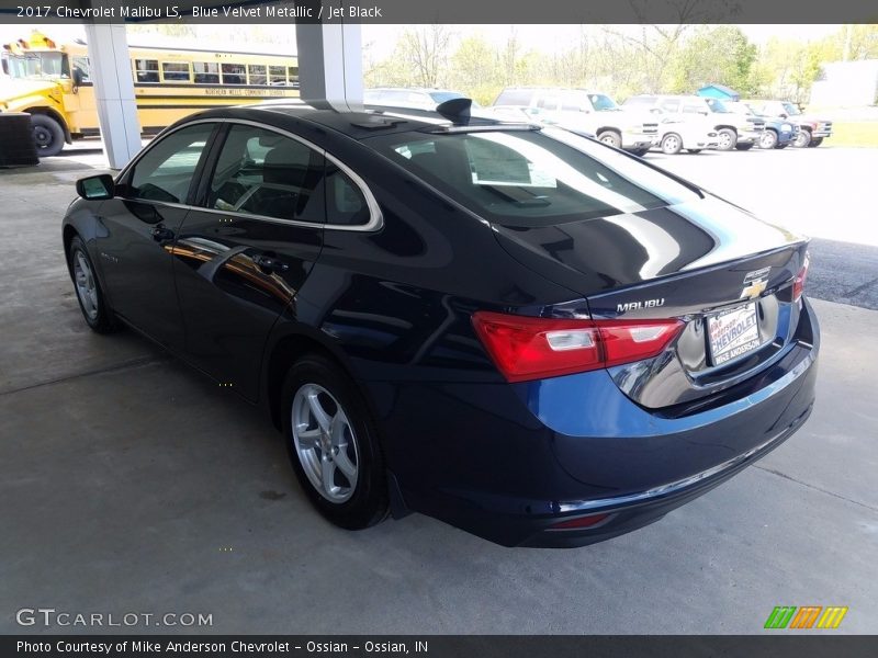 Blue Velvet Metallic / Jet Black 2017 Chevrolet Malibu LS