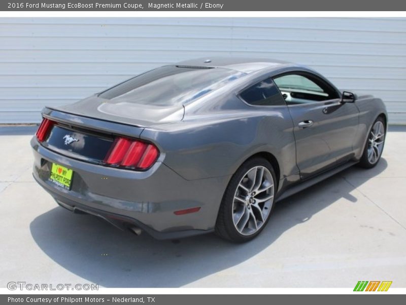 Magnetic Metallic / Ebony 2016 Ford Mustang EcoBoost Premium Coupe