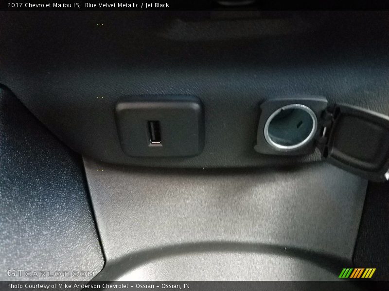 Blue Velvet Metallic / Jet Black 2017 Chevrolet Malibu LS