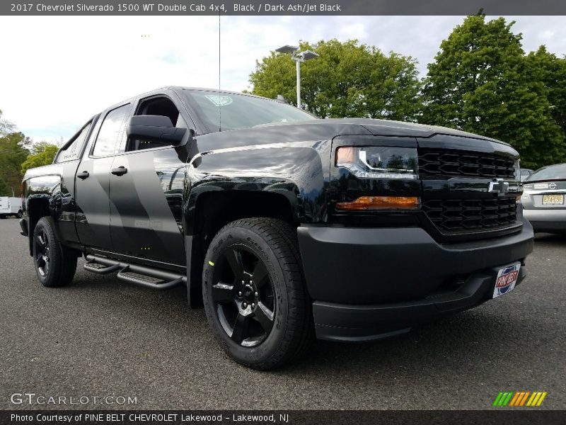 Black / Dark Ash/Jet Black 2017 Chevrolet Silverado 1500 WT Double Cab 4x4