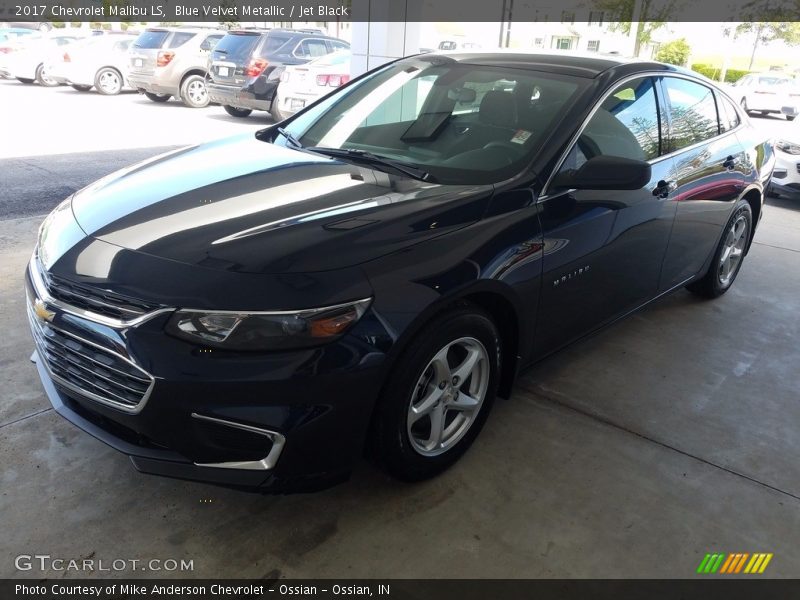 Blue Velvet Metallic / Jet Black 2017 Chevrolet Malibu LS