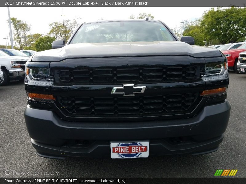 Black / Dark Ash/Jet Black 2017 Chevrolet Silverado 1500 WT Double Cab 4x4