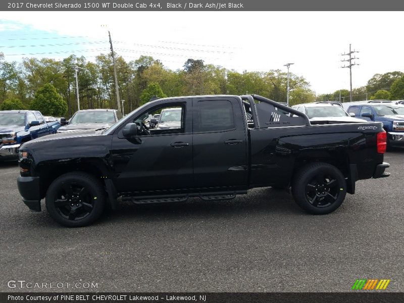 Black / Dark Ash/Jet Black 2017 Chevrolet Silverado 1500 WT Double Cab 4x4