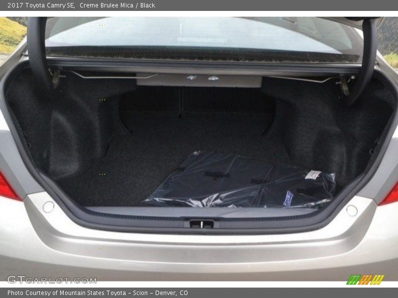Creme Brulee Mica / Black 2017 Toyota Camry SE
