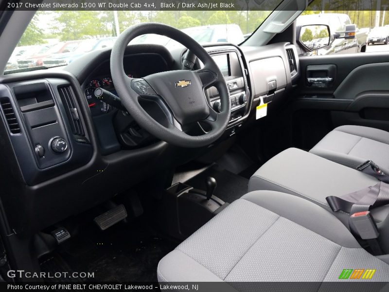 Black / Dark Ash/Jet Black 2017 Chevrolet Silverado 1500 WT Double Cab 4x4