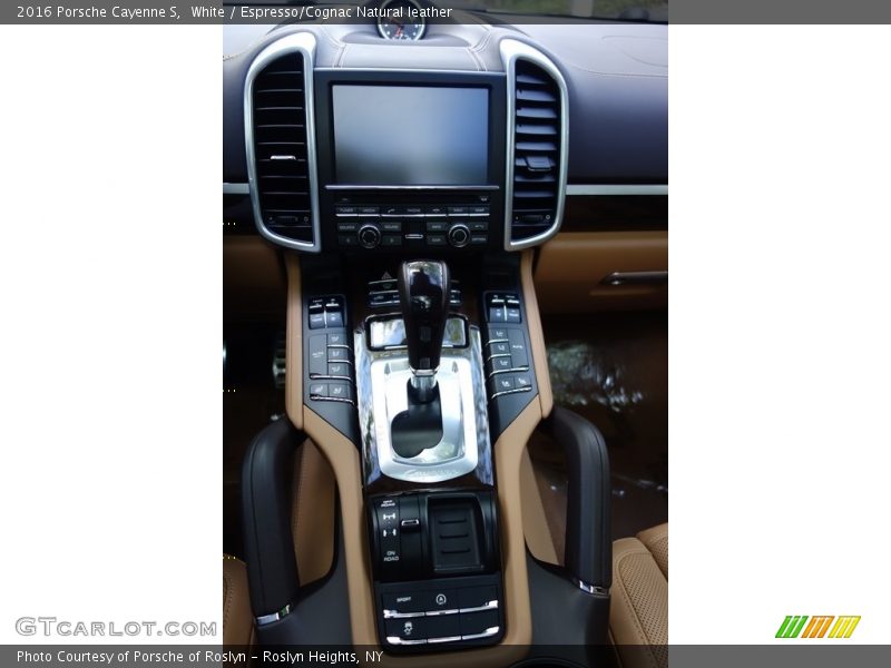 White / Espresso/Cognac Natural leather 2016 Porsche Cayenne S
