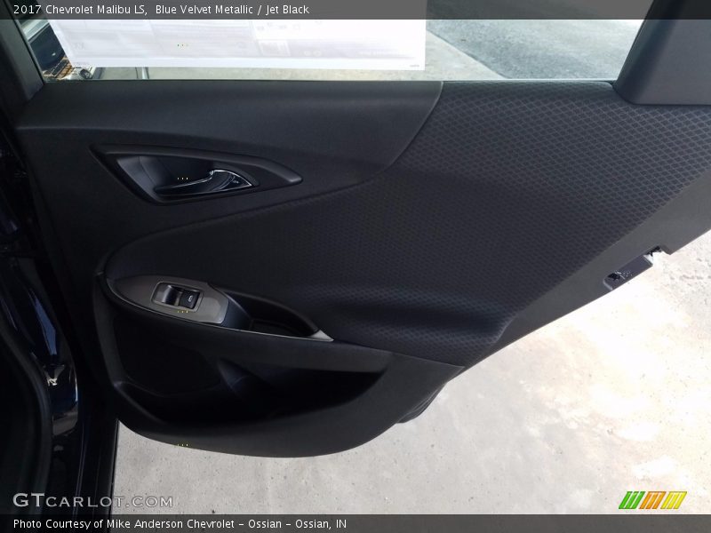 Blue Velvet Metallic / Jet Black 2017 Chevrolet Malibu LS