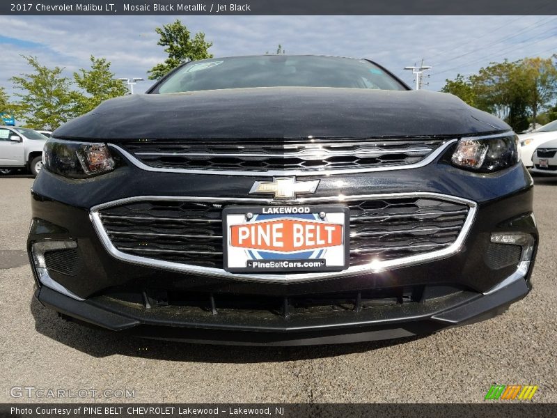 Mosaic Black Metallic / Jet Black 2017 Chevrolet Malibu LT
