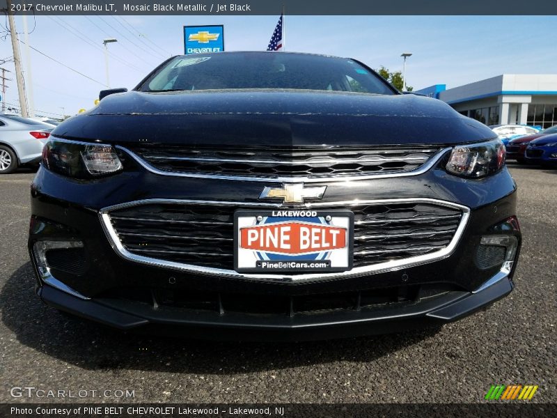 Mosaic Black Metallic / Jet Black 2017 Chevrolet Malibu LT