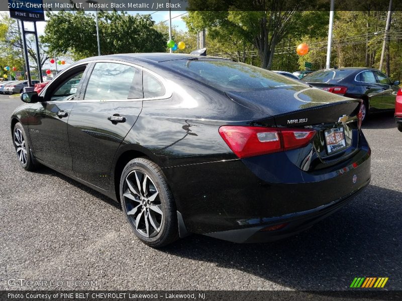 Mosaic Black Metallic / Jet Black 2017 Chevrolet Malibu LT