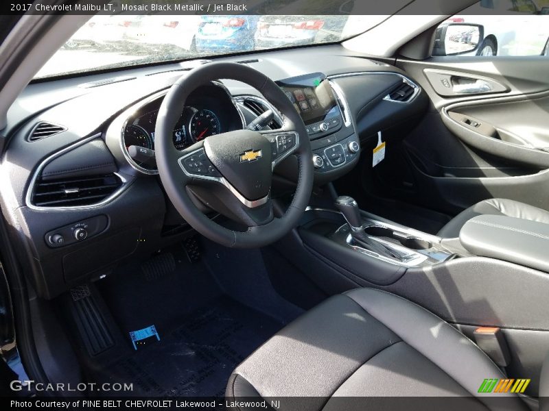 Mosaic Black Metallic / Jet Black 2017 Chevrolet Malibu LT