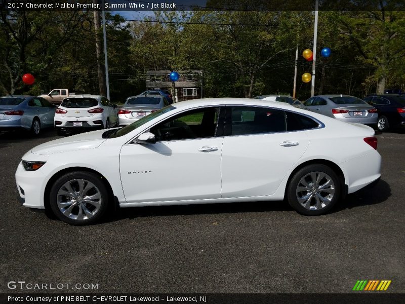 Summit White / Jet Black 2017 Chevrolet Malibu Premier