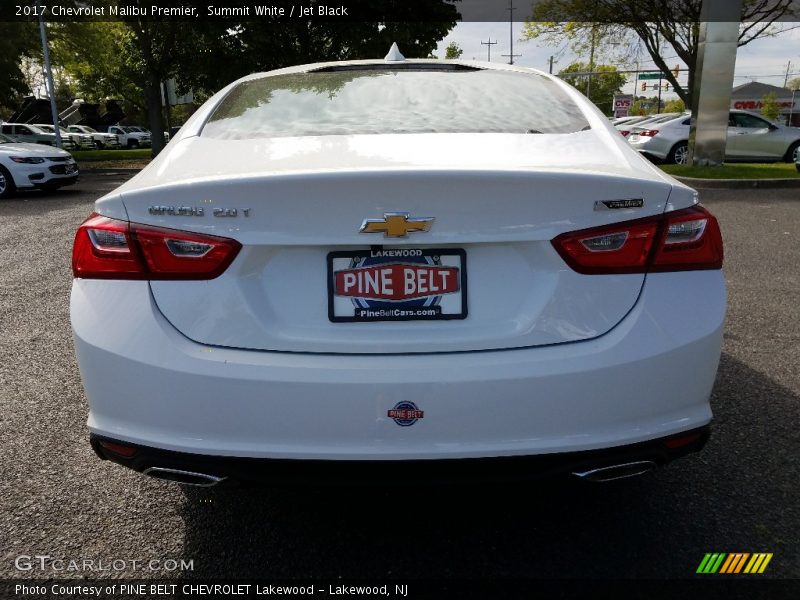 Summit White / Jet Black 2017 Chevrolet Malibu Premier