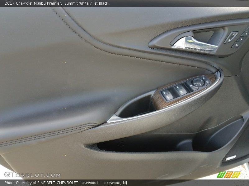 Summit White / Jet Black 2017 Chevrolet Malibu Premier