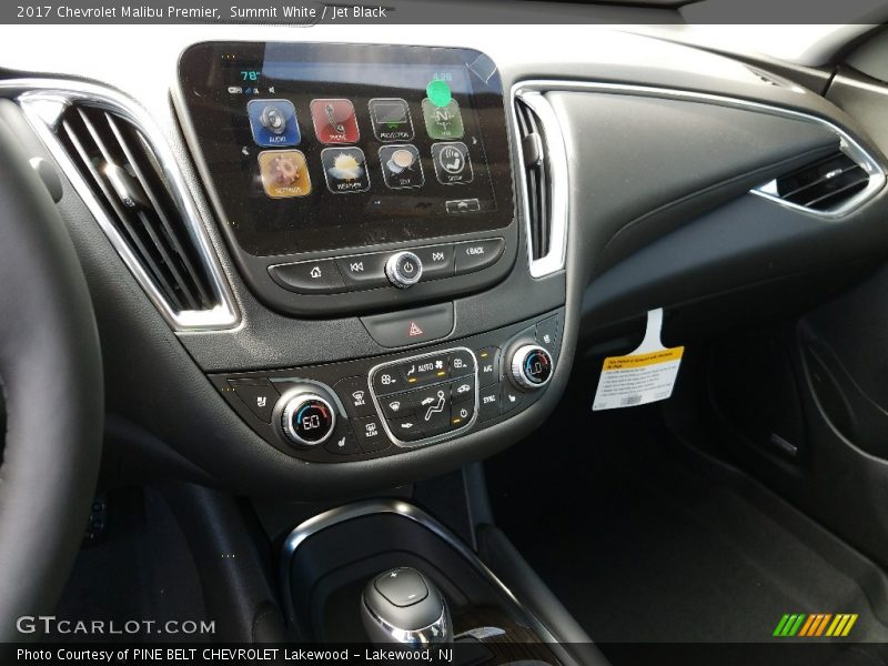 Summit White / Jet Black 2017 Chevrolet Malibu Premier