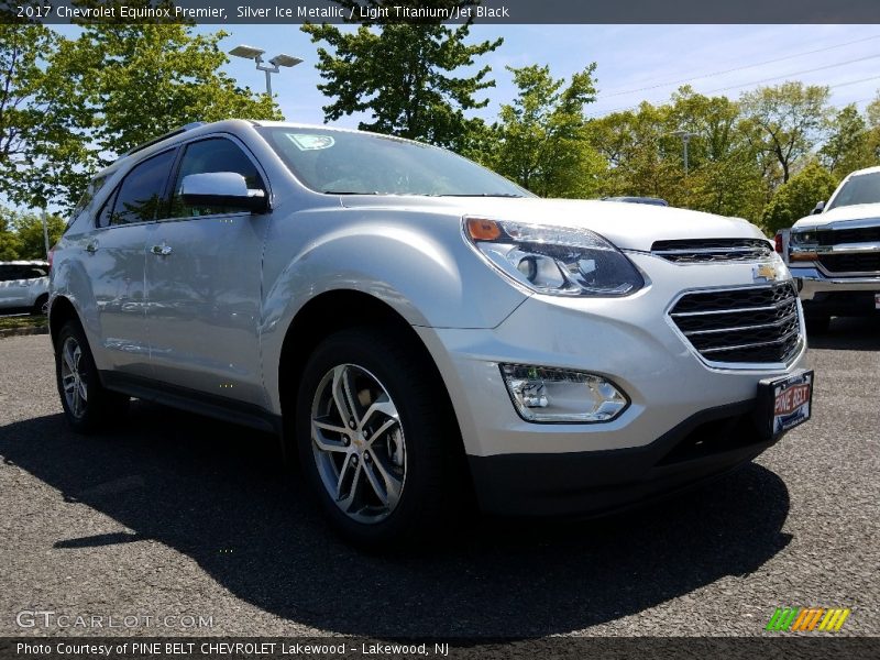 Silver Ice Metallic / Light Titanium/Jet Black 2017 Chevrolet Equinox Premier