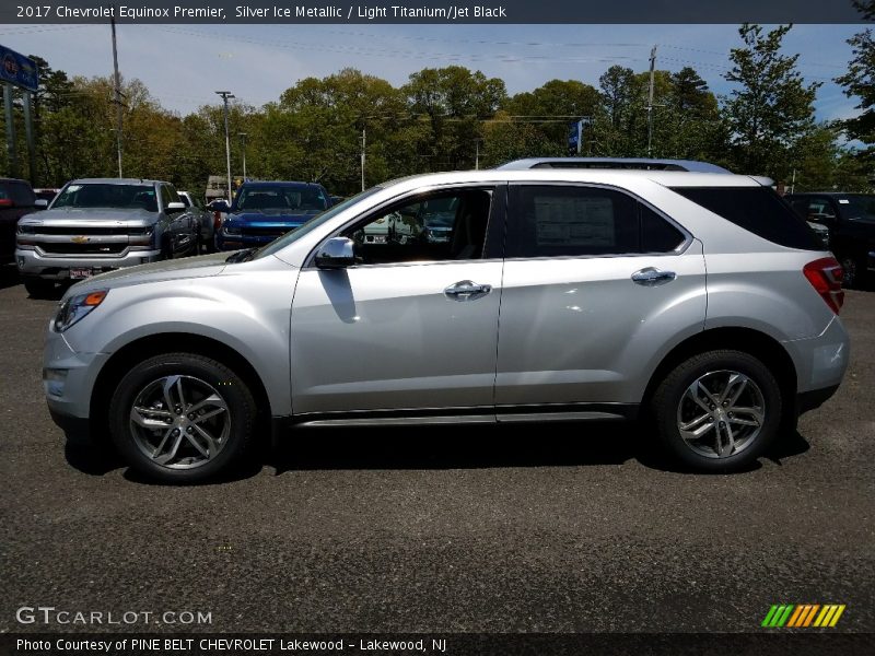 Silver Ice Metallic / Light Titanium/Jet Black 2017 Chevrolet Equinox Premier