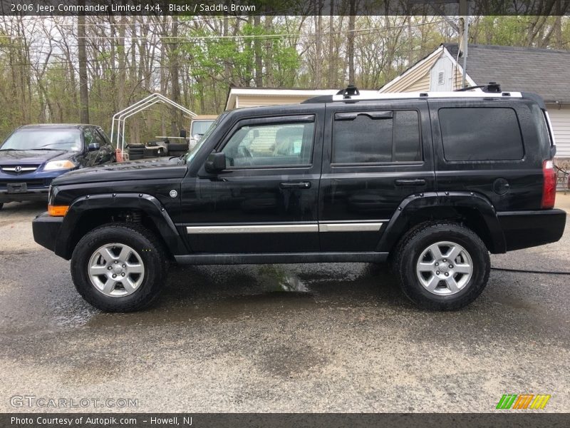 Black / Saddle Brown 2006 Jeep Commander Limited 4x4