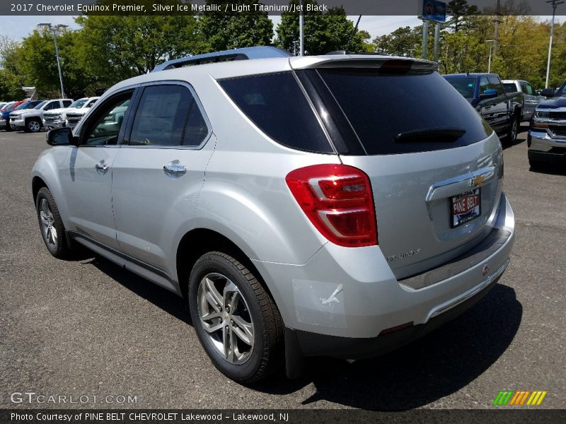 Silver Ice Metallic / Light Titanium/Jet Black 2017 Chevrolet Equinox Premier