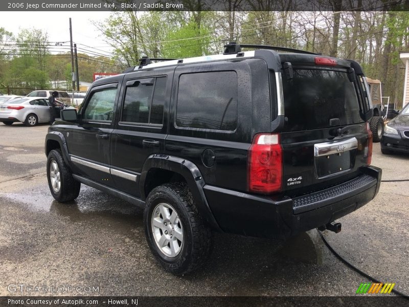 Black / Saddle Brown 2006 Jeep Commander Limited 4x4