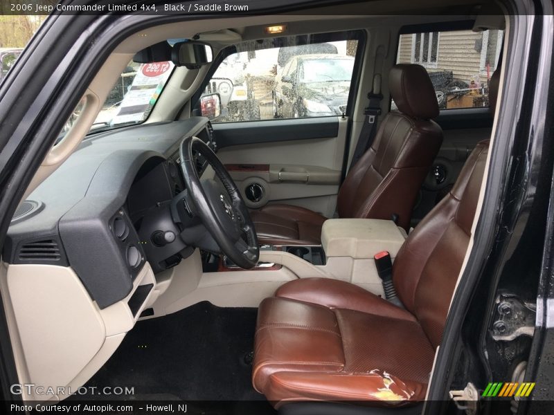 Black / Saddle Brown 2006 Jeep Commander Limited 4x4