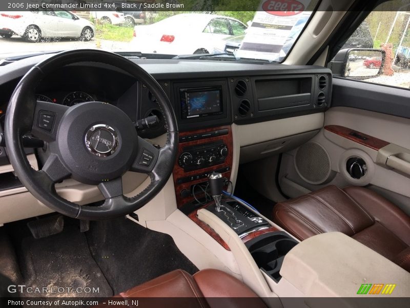 Black / Saddle Brown 2006 Jeep Commander Limited 4x4