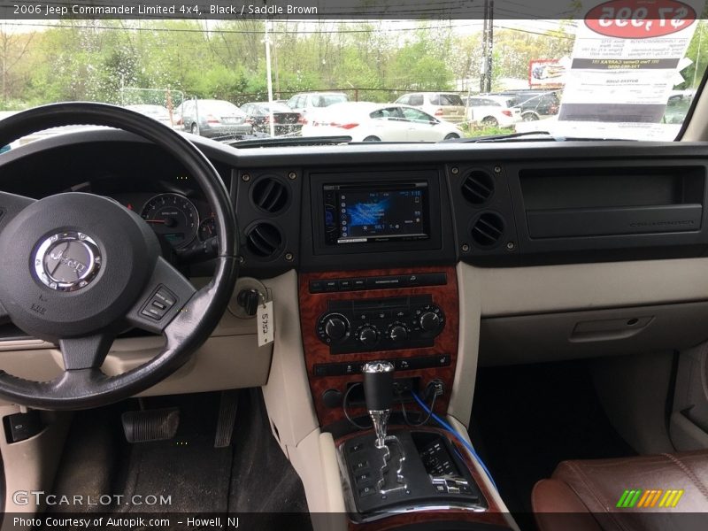 Black / Saddle Brown 2006 Jeep Commander Limited 4x4
