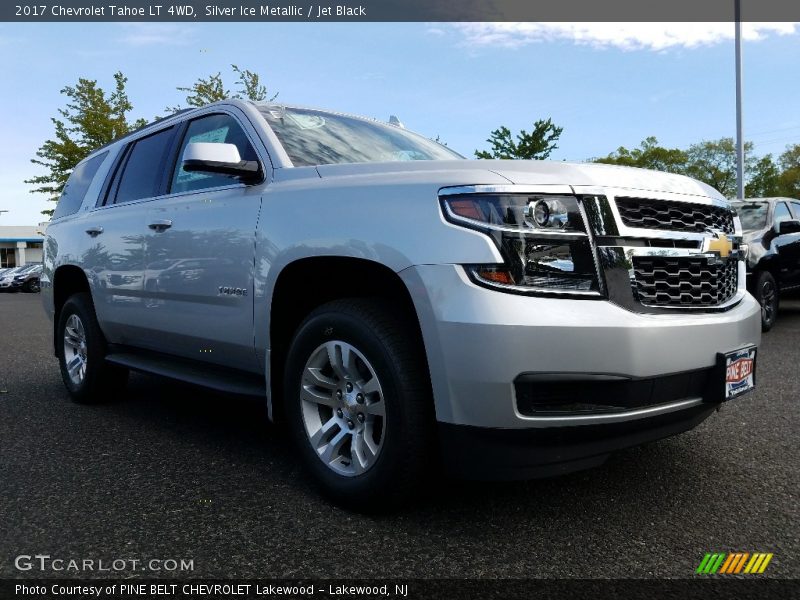 Silver Ice Metallic / Jet Black 2017 Chevrolet Tahoe LT 4WD