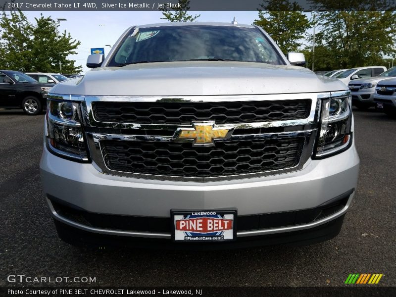 Silver Ice Metallic / Jet Black 2017 Chevrolet Tahoe LT 4WD