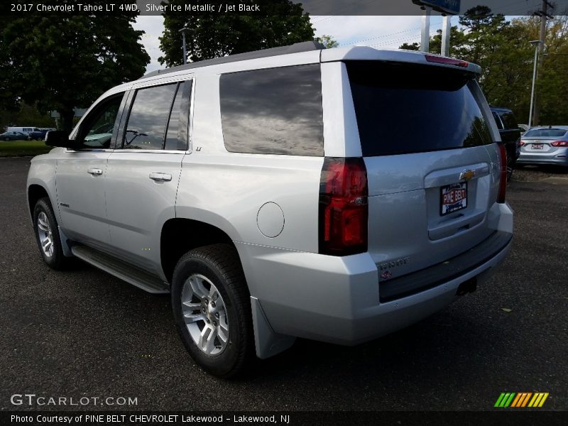 Silver Ice Metallic / Jet Black 2017 Chevrolet Tahoe LT 4WD