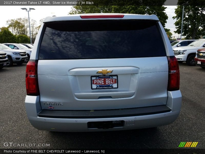 Silver Ice Metallic / Jet Black 2017 Chevrolet Tahoe LT 4WD