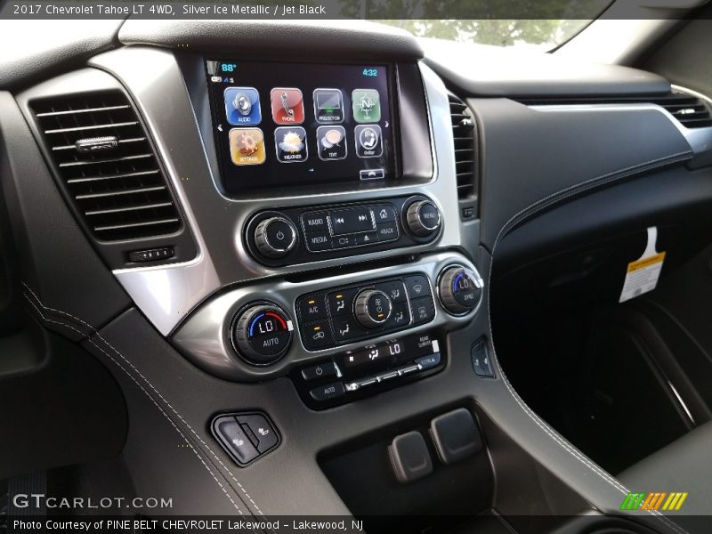 Silver Ice Metallic / Jet Black 2017 Chevrolet Tahoe LT 4WD